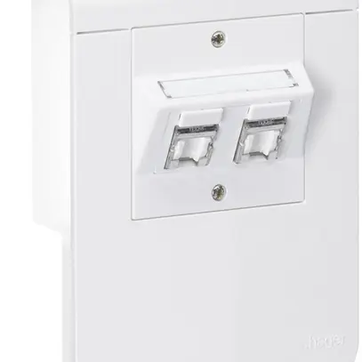 Boîtier d'appareils tehalit SL20080 2×Cat.6 CH, blanc trafic 