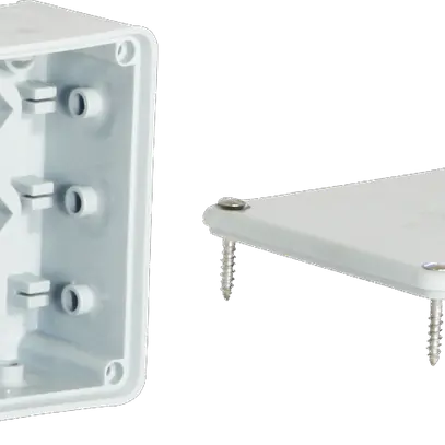 Scatola di derivazione AP IP54 vuota grigio 