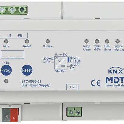 Alimentazione KNX AMD MDT STC-0960.01 30V 960mA1 linea 1 bobina di blocco 6UM 