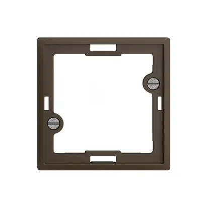 Placca frontale EDIZIOdue coffee per lampada spia piatta 