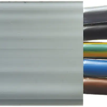 Câble plat Woertz 5×16mm² PVC gris Eca Une longueur