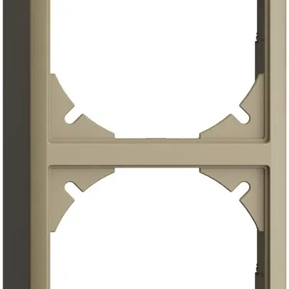 Capot EDIZIOdue 54mm I-I sand pour combinaison vertical/horizontal 