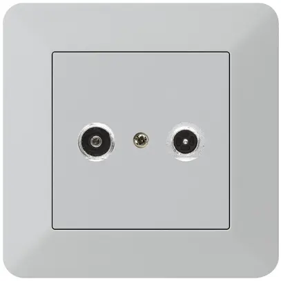 Prise antenne ENC kallysto.trend R/TV 19dB 2GHz gris clair 