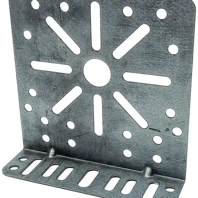 Piastra di montaggio ELBRO universale, acciaio zincata, fiss.vite, 130×130×40mm 