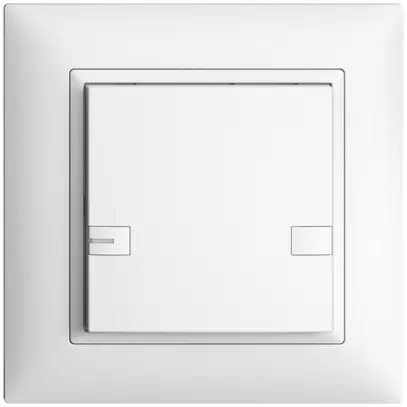 Poussoir ENC KNX 1× EDIZIOdue colore blanc RGB avec LED 