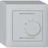 Termostato ambiente AP kallysto grigio chiaro senza interruttore 