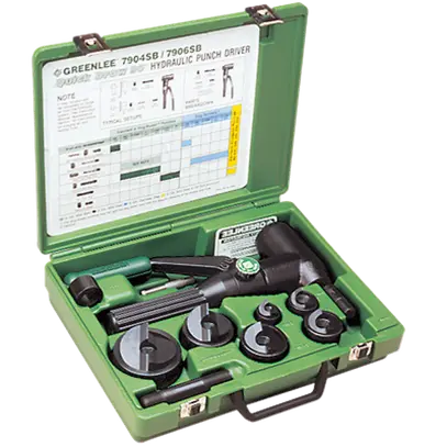 Kit di perforatrice idraulica a mano Greenlee Slug-Buster M16-M40 