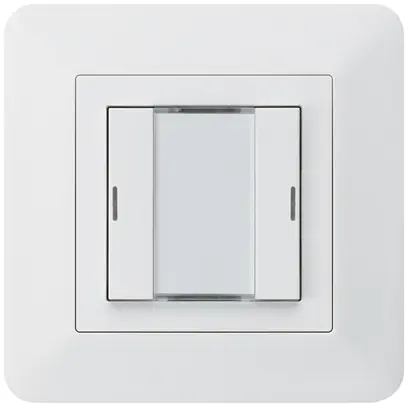 Poussoir ENC kallysto.trend KNX 2×LED RGB s/e-link blanc 