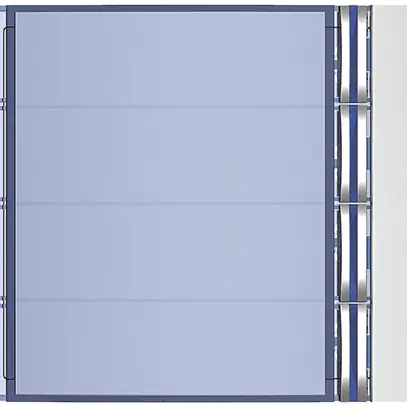 Frontale con 4 tasti per modulo di chiamata 4 tasti Sfera alluminio 