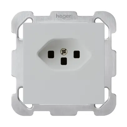 Presa INC kallysto T23 grigio chiaro morsetti a vite con piastra di fissaggio 