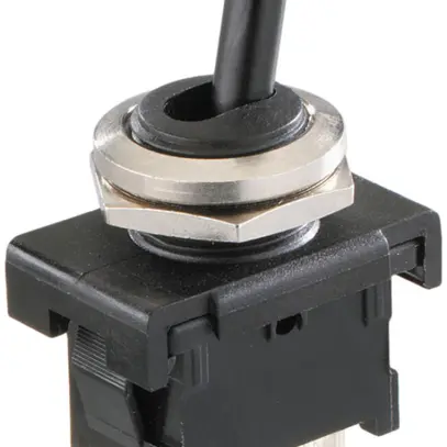 Interruttore a leva INS ELBRO, 6A/250V 1L, UM, saldare, nero 