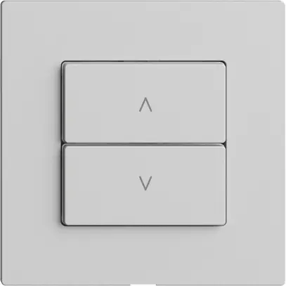 Commande pour interrupteur stores 1c/2t Edue Wiser gris clair 