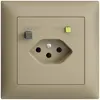 Prise ENC EDIZIOdue T13 FI 30mA FMI, sand 