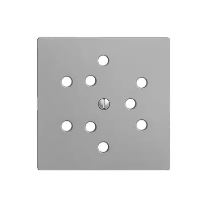 Plaque frontale 3×T12 EDIZIOdue silver 