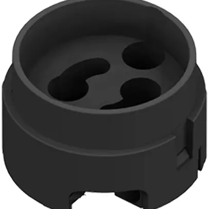 Lampenfassung Elektrogros GU10/GZ10 schwarz 