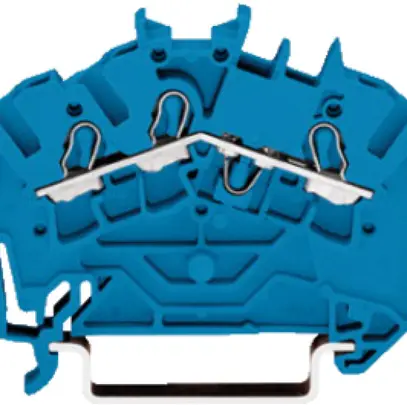 Morsetto di passaggio WAGO TOPJOB S 4mm² 3L blu 