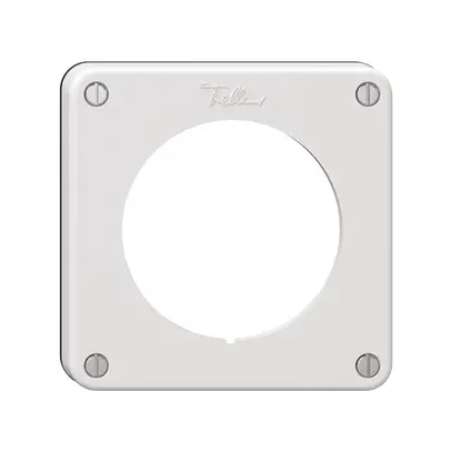 Couvercle NEVO, p.lampe de signalisation, a.vis & joint, a.joint noir, blanc 