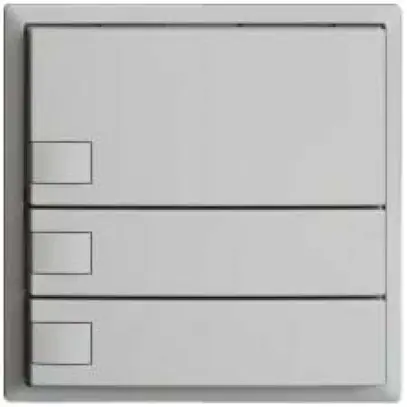 Poussoir KNX RGB EDUE, 250mW, s.LED, 3×poussoir, comm.1×touche, grc 