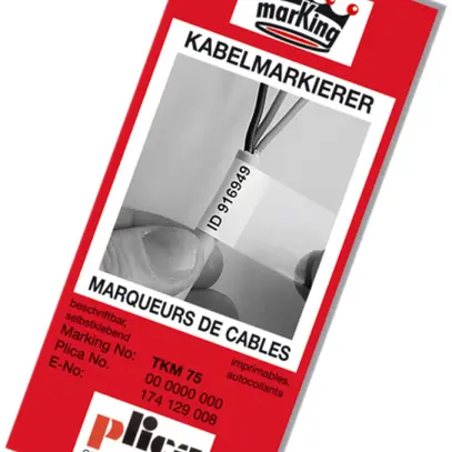 Marqueur de câble 75×23mm à 60 pcs 