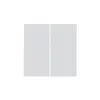 Faccia pulsante KNX Hager BA basico Z doppio bianco 45×45mm 