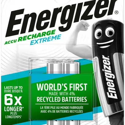 Accu NiMH Energizer Extreme HR03 1.2V, 800mAh, 2pezzi 