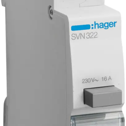 Interruttore a pulsante AMD Hager 16A 230V 0 chiusura 1 apertura 1 invertitore 