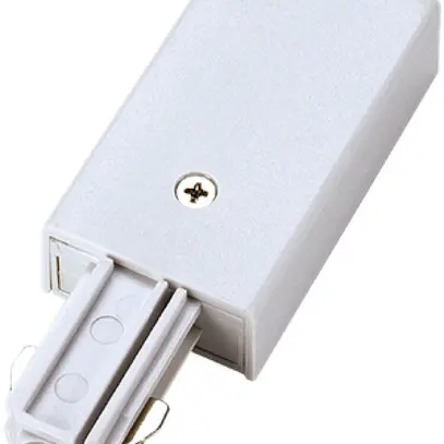 Alimentation SLV pour rail conducteur AP 1-phase, terre gauche blanc 