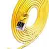 SLIM Câble patch : U/FTP, 1m, jaune Cat.6A, LSOH, jack non sécable, 3.8mm 