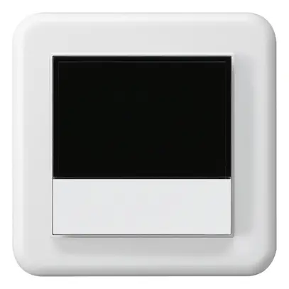 Thermostat d'ambiance ENC Hager basico C KNX avec touches supplémentaires blanc 