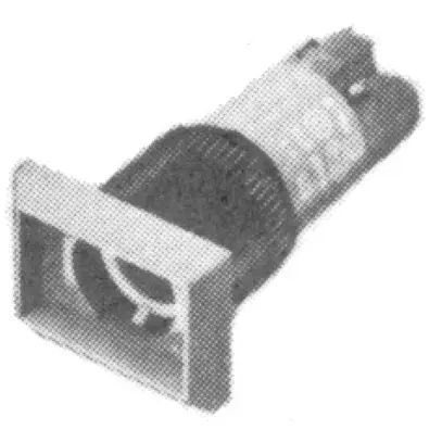 Allogiamento per pulsante luminoso EAO01 18×24mm Ø16mm 1R 1Ch IP40 