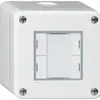 AP-Taster robusto Q KNX 4× RGB LED s/e-link weiss 