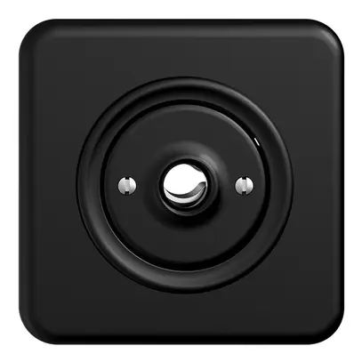 UP-Anschlussdose STANDARDdue schwarz ohne Klemmeneinsatz 