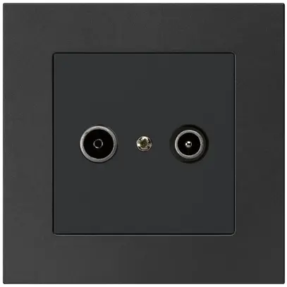 Presa di passaggio INC kallysto.pro R/TV 14dB nero 