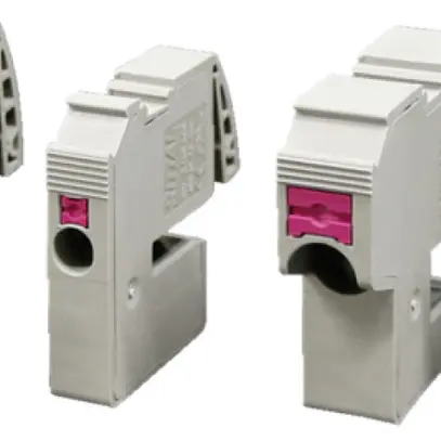 Borne de barre collectrice Rittal conducteur rond 1.5…16mm² épaisseur barre 5mm 