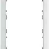 Cadre de recouvrement EDIZIOdue prestige pour KNX-Panel 7" verre blanc 