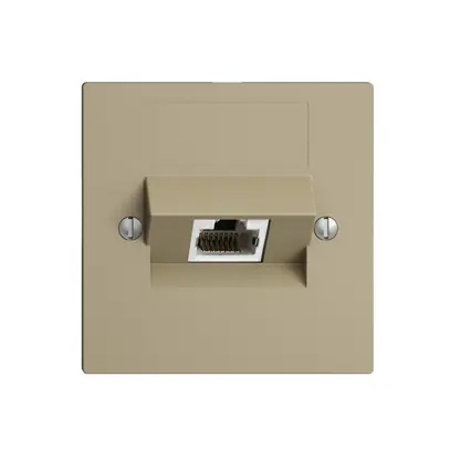 Prise ENC 1×RJ45/s 4P ITplus EDIZIOdue sand 