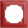 Abdeckrahmen EDIZIOdue 1×1 88×88mm rot 