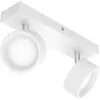 Spot LED Philips Bracia 11W 1100lm 2700K 110° 260×80.5mm bianco 2×Spot 