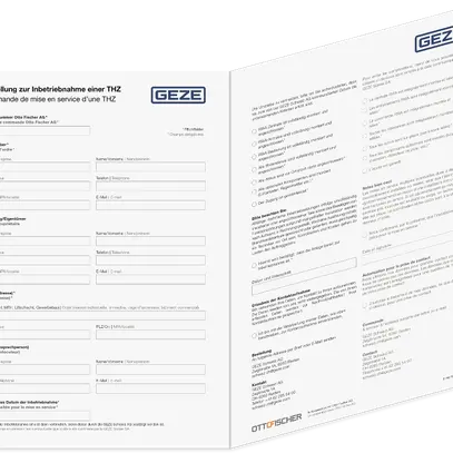 Mise en service THZ, THZ Comfort 