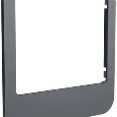 Cadre design audio Hager elcom.touch/elcom.fon rond anthracite 