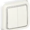 Interruttore per tapparella INC PLEXO bianco 2×AV/1L 