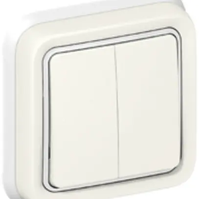 Interruttore per tapparella INC PLEXO bianco 2×AV/1L 