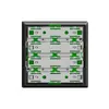 KNX-Funktionseinsatz RGB mit Temperaturfühler 1…4-fach EDIZIOdue schwarz mit LED 