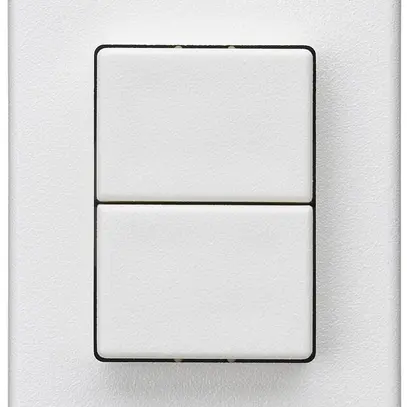 Pulsante doppio INS Hager FLF 10A/250V 0/1L bianco 