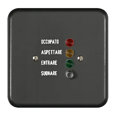 Station de porte ENC italien FH 12VAC noir 