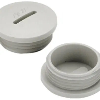 Bouchon de fermeture WM VP 36-K54 PG36 matière synthétique IP54 gris 