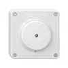 Contatto suoneria luminoso NUP NEVO c.etichetta, membr.bi, 16A 230 VAC, bianco 