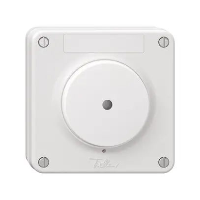 Contatto suoneria luminoso NUP NEVO c.etichetta, membr.bi, 16A 230 VAC, bianco 