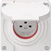 Presa NEVO N.CO 1×T25, IP55 secondo SN 441011, c.guarnizione rossa, bianco 