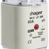 Fusibile HPC Hager DIN2 400VAC 80A gG/gL segnalatore centrale inossidabile 